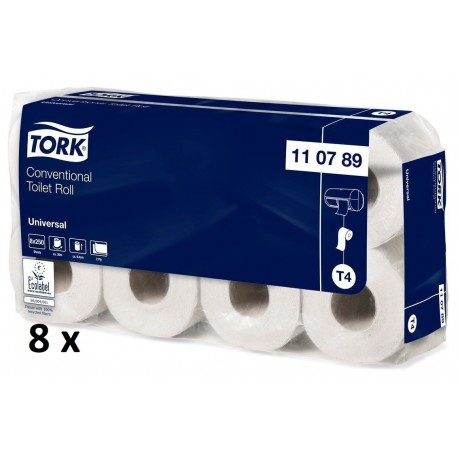 Tork toiletpapir, 2-lags, hvid, 64-ruller