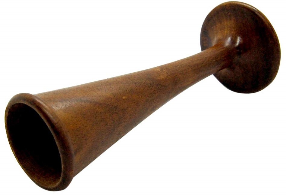 Lyssnarör, trä, 17 cm