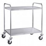 Trolley Stainless Steel with 2 Shelves