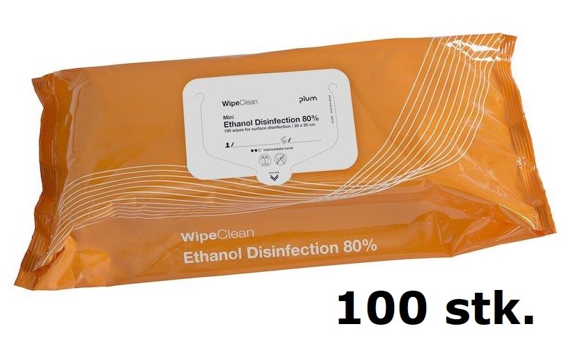WipeClean Ethanol Desinfektion 80%, 100st.