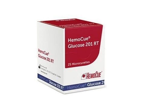 Hemocue Glucose 201+ RT-kuvetter, enstaka 25 pack.