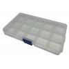 Box for earplugs, tympanometer, 15 compartments, 17x10x2cm