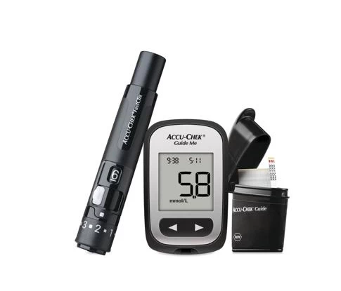 AccuCheck Guide Me set med Bluetooth