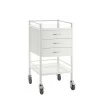 Clinic table (assembled upon delivery), white, 49 cm. wide