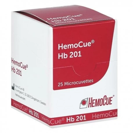 Hemocue Hemoglobin cuvetter, enkeltvis 25 stk.