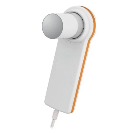 MiniSpir PC-spirometer (orange), utan turbiner