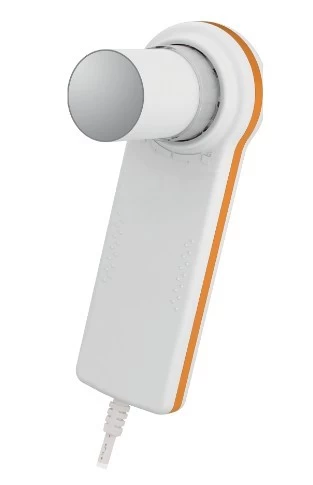 MiniSpir PC-spirometer (orange), utan turbiner