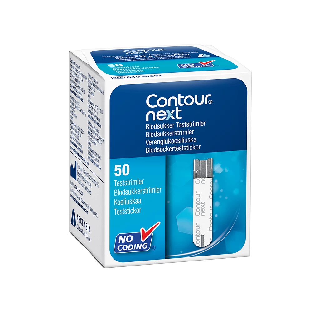 Contour Next, Blodsocker testremsor, 50 st