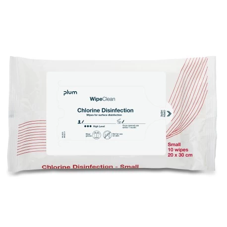 WipeClean Chlorine Disinfection, 10 stk.