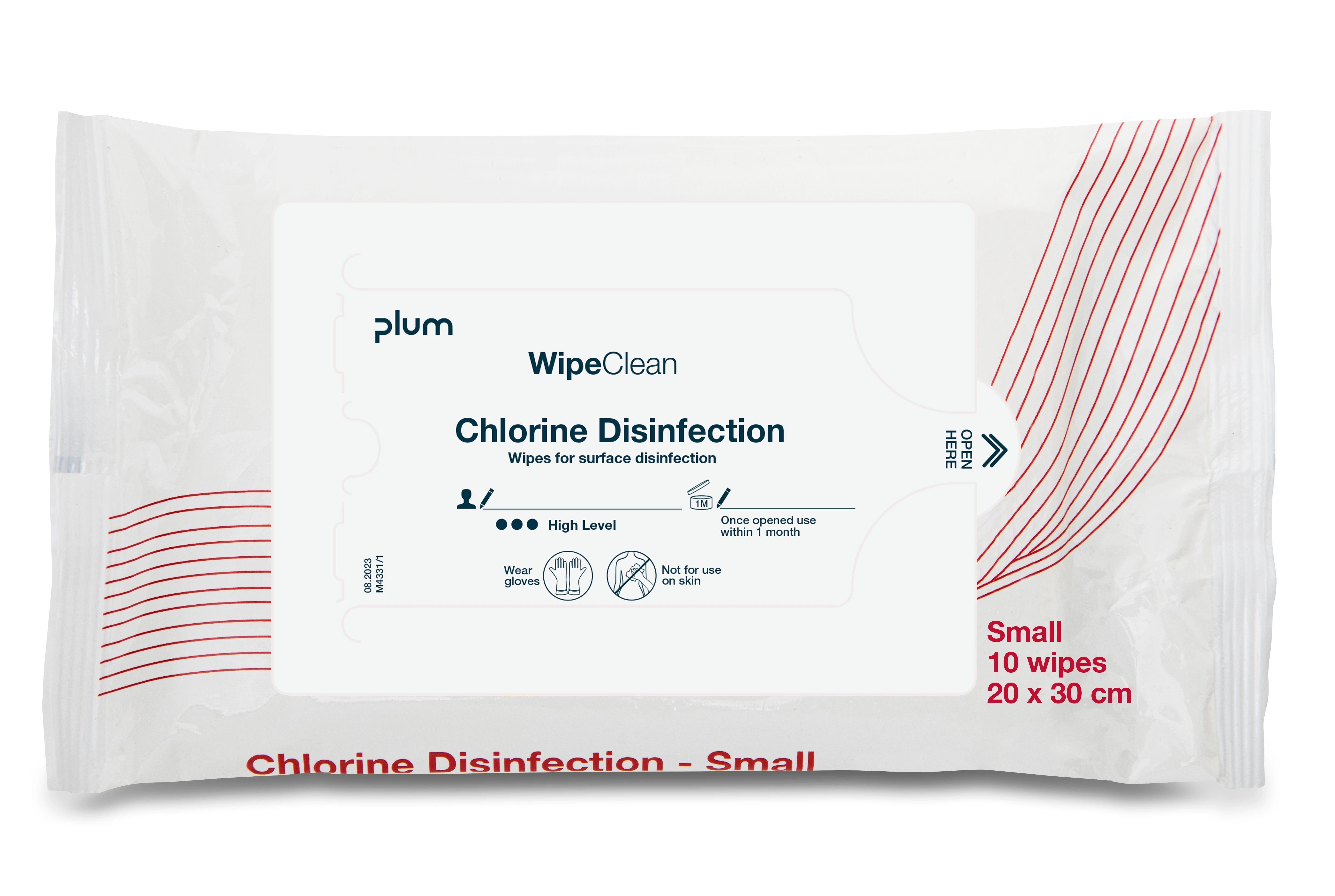 WipeClean Chlor Disinfection, 10 st.