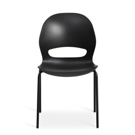 Luna chair, Black PVC