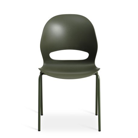 Luna chair, Olive PVC