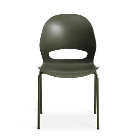 Luna stol, Olive PVC
