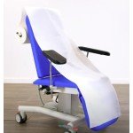 Paper roll holder for Saar bloodsampling chair