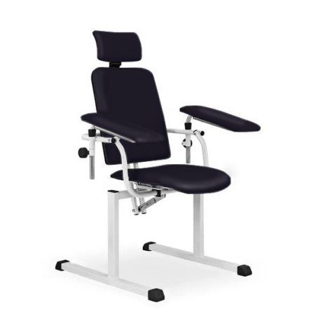 Blodprøvestol - Fleksibel- FL-1 - Sort.