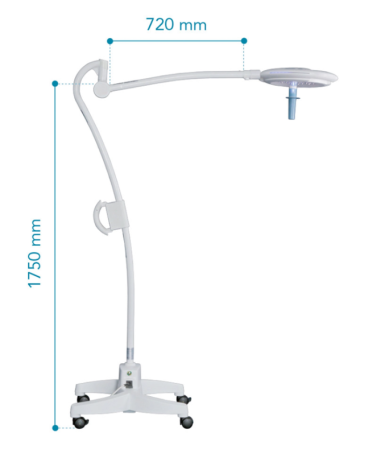 Surgical lamp Mimsal Mimled 600, floor model