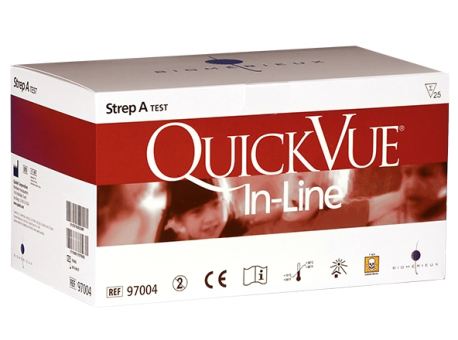 Snabb Vue In-line StrepA, 25 tester