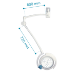 Operating light Mimsal Mimled 600, wall-mounted