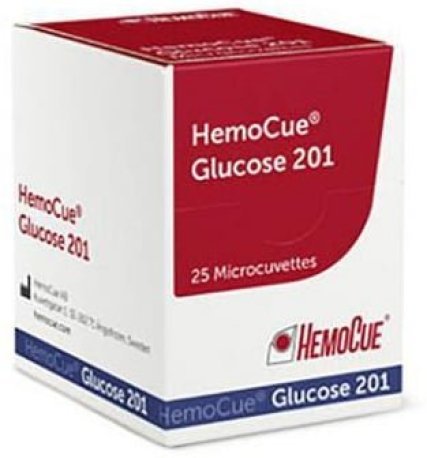 HemoCue - Glu 201+ cuvetter 4x25 stk. Enkeltpakket