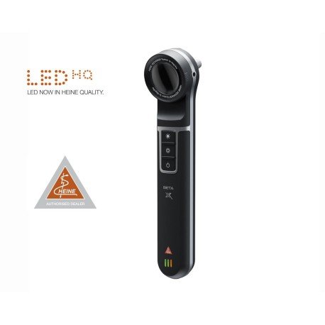 HEINE Beta X Otoscope, 3x magnification, with charging cable.