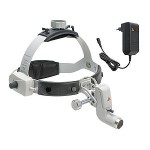 REFURBISHED: HEINE 4ML LED - pannebåndlykt med nettadapter